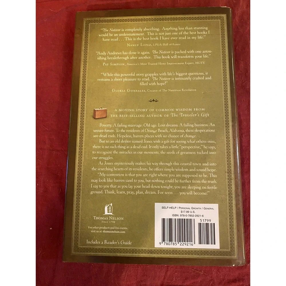 Noticer by Andy Andrews (2009, Hardcover & dust cover)‎